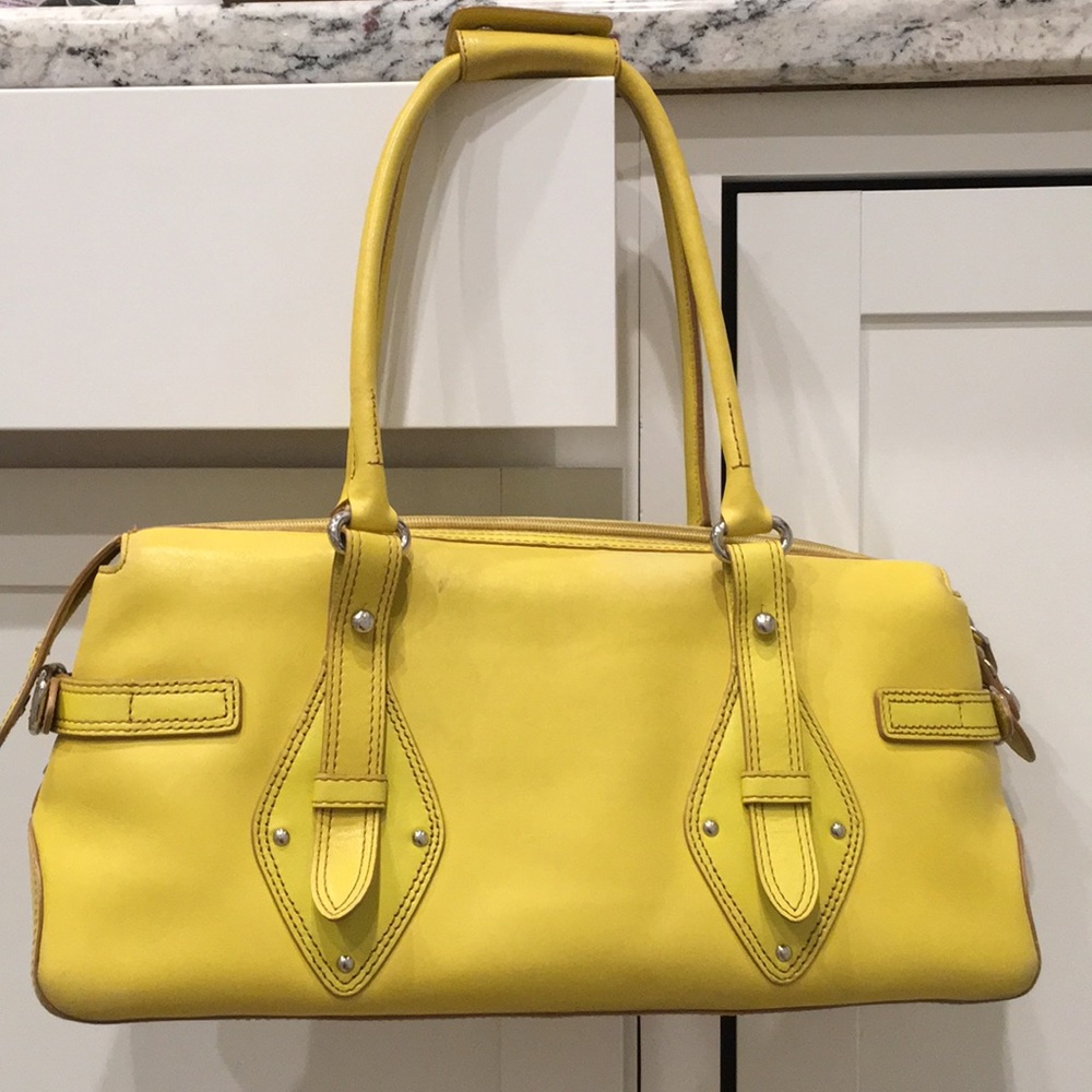 Cole Haan yellow handbag